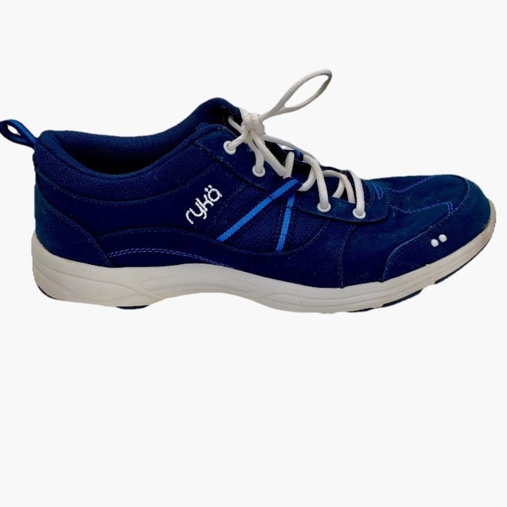 Ryka Tempo Navy Blue Lace Up Athletic Shoes‎ Sneakers Women Size 11 Comfort